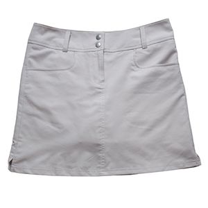 Adidas Skort Skirt Womens Size 2 Beige Climacool Athletic Tennis Walking